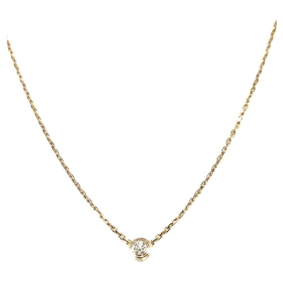 CARTIER D'AMOUR NECKLACE Diamond 18K Rose Gold - Picture 4 of 14